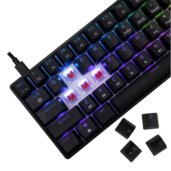White Shark SHINOBI 2 GK-004113B/R-HU HUN fekete mechanikus (red switch) gamer billentyűzet - Image 7