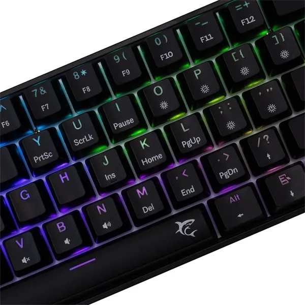 White Shark SHINOBI 2 GK-004123B/BL-HU HUN fekete mechanikus (blue switch) gamer billentyűzet - Image 2