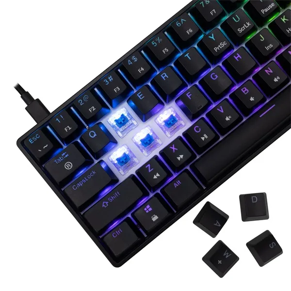 White Shark SHINOBI 2 GK-004123B/BL-HU HUN fekete mechanikus (blue switch) gamer billentyűzet - Image 3
