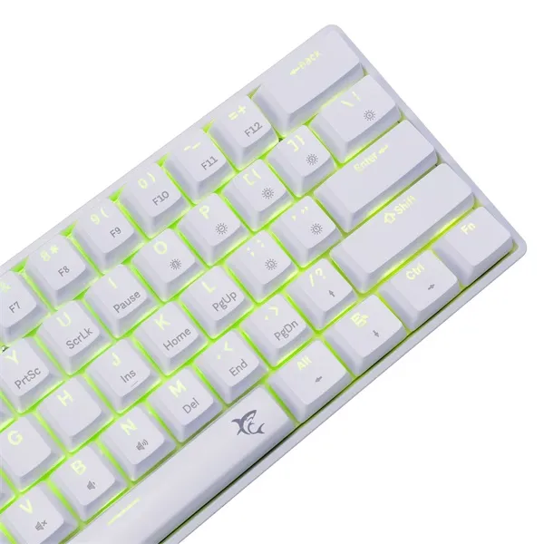 White Shark SHINOBI 2 GK-004223W/BL-HU HUN fehér mechanikus (blue switch) gamer billentyűzet - Image 5