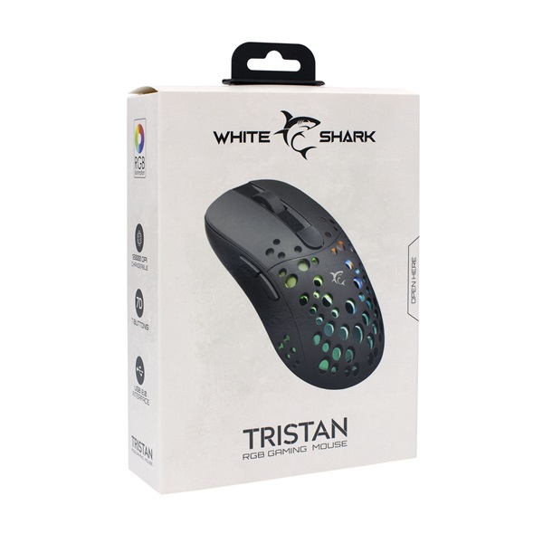 White Shark Tristan WS GM-9004-2 fekete gamer egér - Image 10