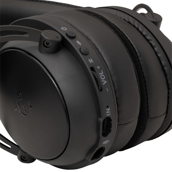 White Shark WGH-2443B Gorilla Pro vezeték nélküli fekete gamer fejhallgató - Image 5