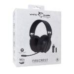 White Shark WGH-2444B Firecrest vezeték nélküli fekete gamer fejhallgató - Image 11