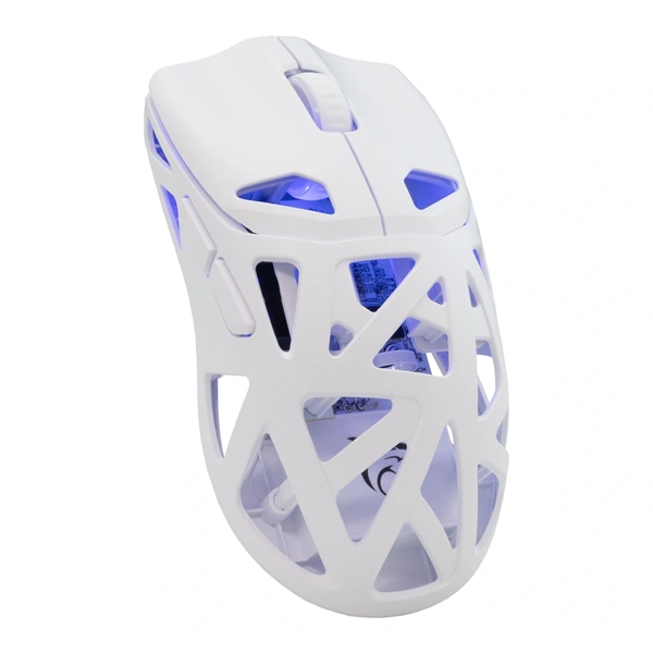 White Shark WGM-5019W DAGONET vezeték nélküli fehér gamer egér - Image 5