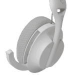 White Shark WS WGH-2441W FALCON-W vezeték nélküli fehér gamer headset - Image 5