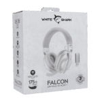 White Shark WS WGH-2441W FALCON-W vezeték nélküli fehér gamer headset - Image 9