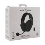 White Shark WS WGH-2442B BUTTERFLY-B vezeték nélküli fekete gamer headset - Image 8