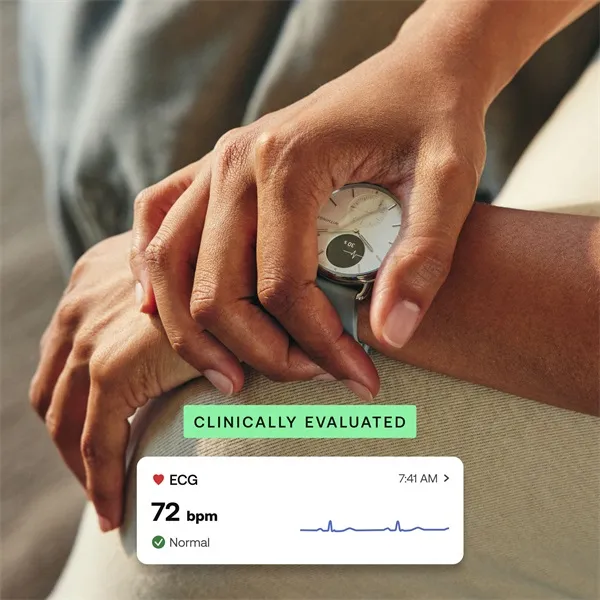 Withings HWA10-model 1 ScanWatch 2 38mm fekete okosóra - Image 6