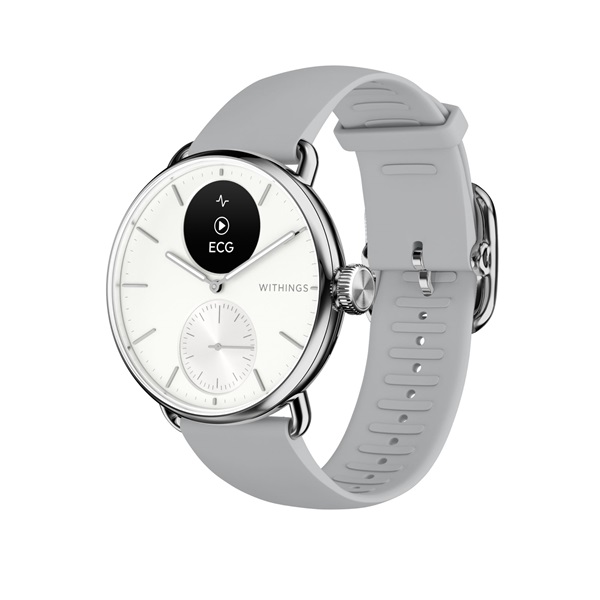Withings_HWA10_model_2_ScanWatch_2_38mm_feher_okosora-i40536672.jpg Withings HWA10-model 2 ScanWatch 2 38mm fehér okosóra - Image 1