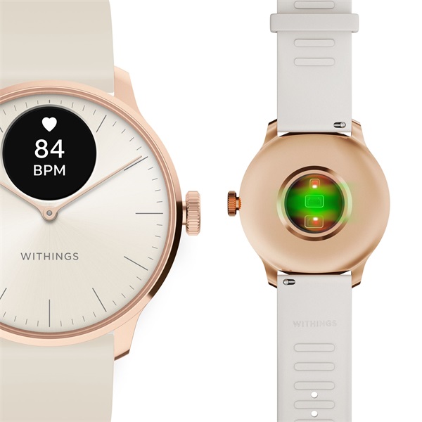 Withings HWA11-model 1 ScanWatch Light 37mm rózsaarany sand okosóra - Image 4