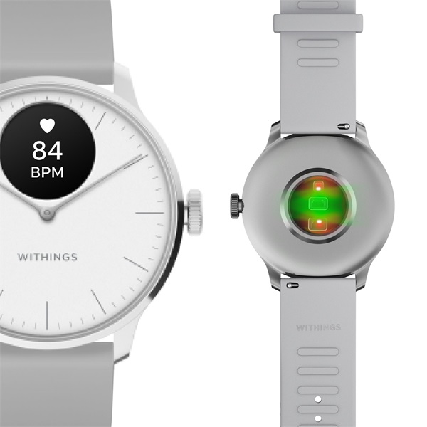 Withings HWA11-model 3 ScanWatch Light 37mm fehér okosóra - Image 4