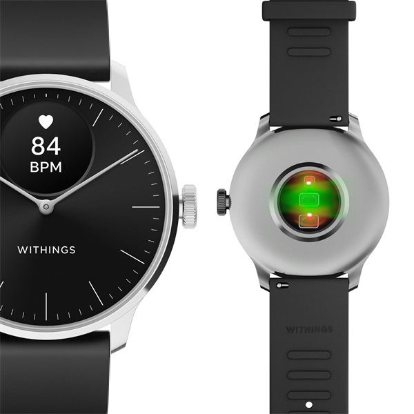 Withings HWA11-model 5 ScanWatch Light 37mm fekete okosóra - Image 4