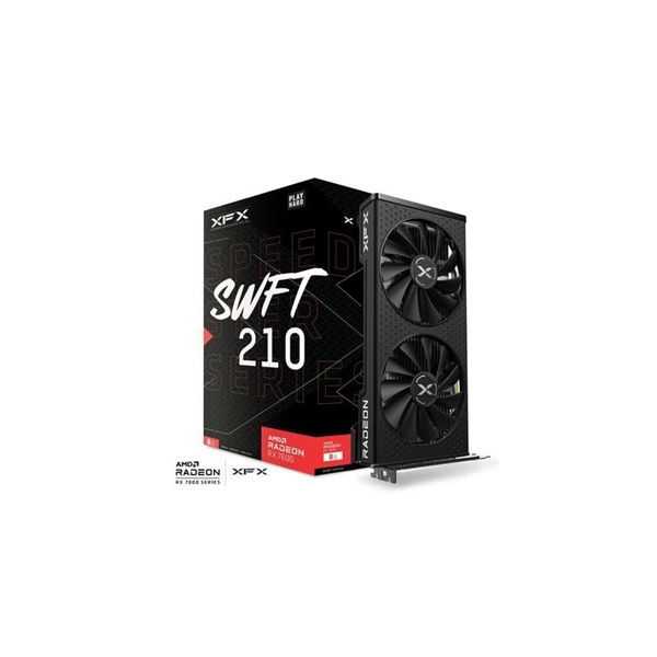 XFX Speedster SWFT 210 RX 7600 Core Edition AMD 8GB GDDR6 128bit PCIe videókártya - Image 6