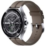 Xiaomi Watch 2 Pro bőr szíjas ezüst okosóra - Image 2