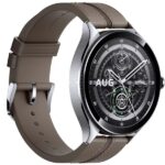 Xiaomi Watch 2 Pro bőr szíjas ezüst okosóra - Image 3