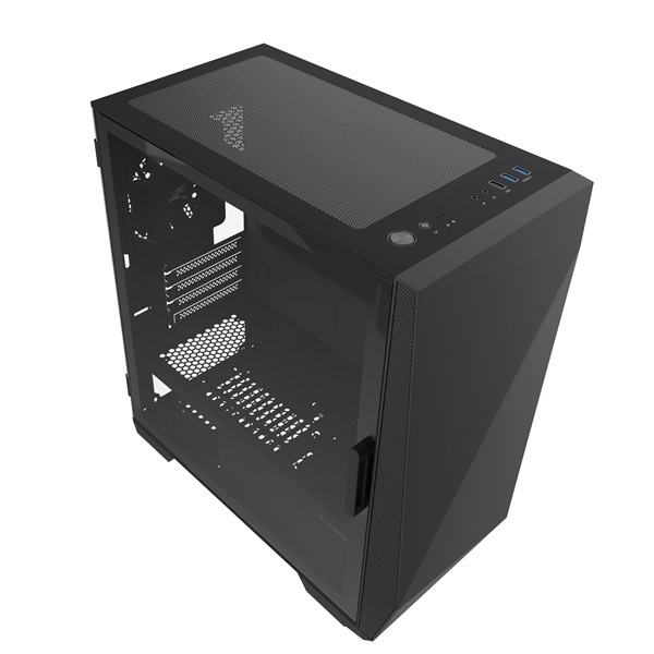 ZALMAN Z1 ICEBERG BK fekete (táp nélküli) ablakos mATX ház - Image 4
