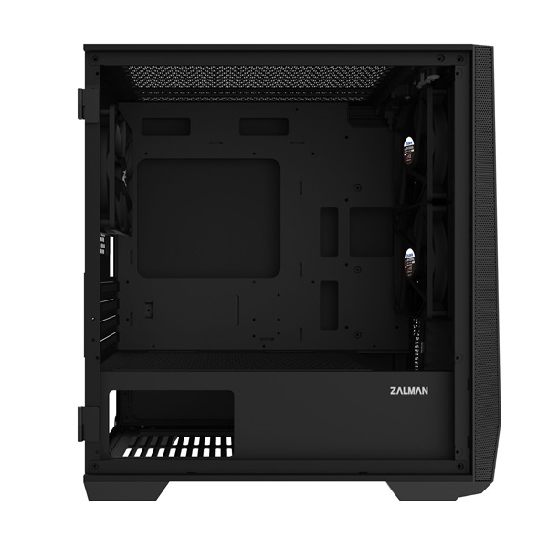 ZALMAN Z1 ICEBERG BK fekete (táp nélküli) ablakos mATX ház - Image 5