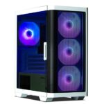 Zalman M4 fehér (táp nélküli) ablakos mATX ház - Image 2