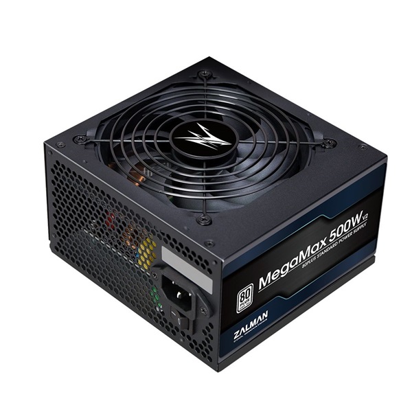 Zalman MegaMax ZM500-TXII(V2) 500W 80+ ventillátorral dobozos tápegység - Image 1