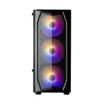 Zalman N4 REV.1 fekete (táp nélküli) ablakos ATX ház - Image 5