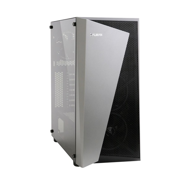 Zalman S4 PLUS fekete (táp nélküli) ablakos ATX ház - Image 2