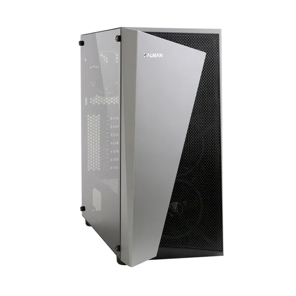 Zalman S4 PLUS fekete (táp nélküli) ablakos ATX ház - Image 4