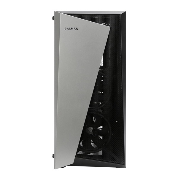 Zalman S4 PLUS fekete (táp nélküli) ablakos ATX ház - Image 3