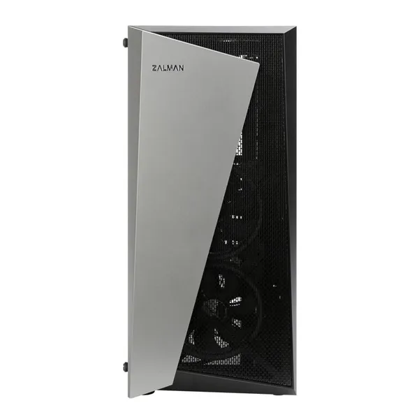 Zalman S4 PLUS fekete (táp nélküli) ablakos ATX ház - Image 5