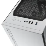 Zalman S5 fehér (táp nélküli) ablakos ATX ház - Image 6