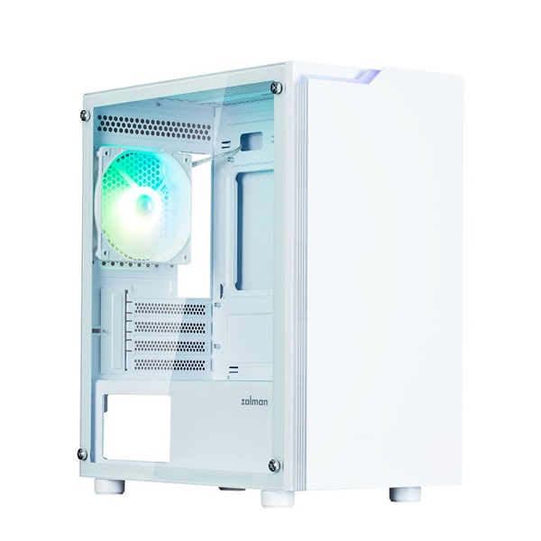 Zalman T4 PLUS White fehér (táp nélküli) ablakos mATX ház - Image 1