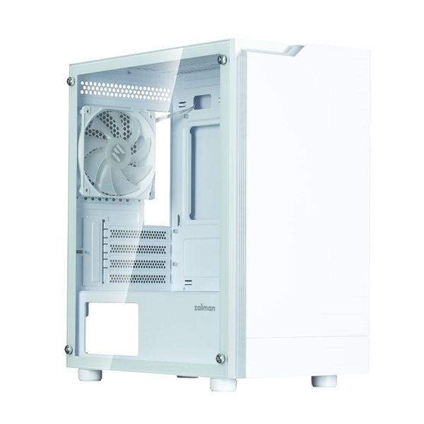 Zalman T4 PLUS White fehér (táp nélküli) ablakos mATX ház - Image 2