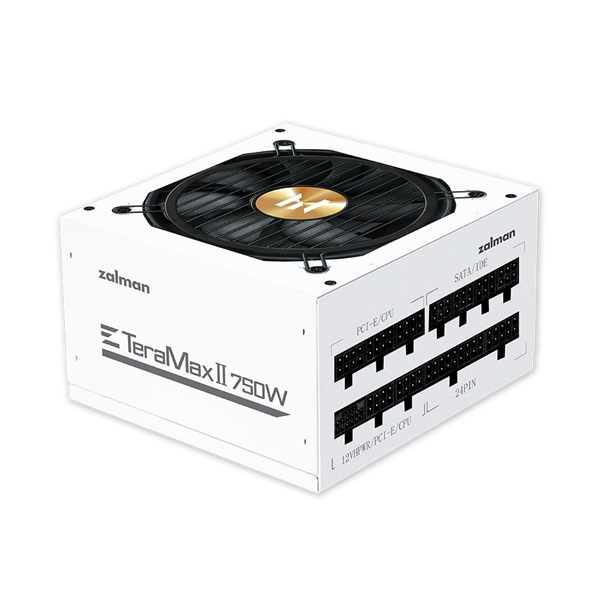 Zalman TeraMax ZM750-TMX2 WHITE 750W 80+ Gold ventillátorral moduláris dobozos tápegység - Image 2