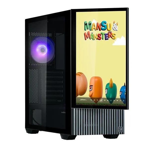 Zalman Z10 DS fekete (táp nélküli) 15" LED Kijelzős ablakos ATX ház - Image 28