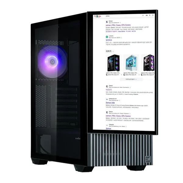 Zalman Z10 DS fekete (táp nélküli) 15" LED Kijelzős ablakos ATX ház - Image 29