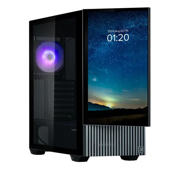 Zalman Z10 DS fekete (táp nélküli) 15" LED Kijelzős ablakos ATX ház - Image 30