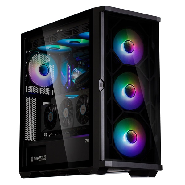 Zalman Z10 DUO fekete (táp nélküli) ablakos ATX ház - Image 12