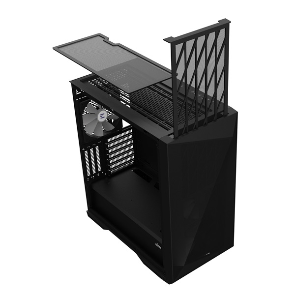 Zalman Z9 ICEBERG MS fekete (táp nélküli) ablakos ATX ház - Image 10