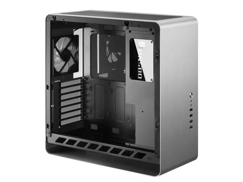 Számítógépház Jonsbo UMX4 ATX Ezüst Edzett üveg