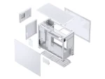 Számítógépház Jonsbo D31 MESH KIJELZŐS mATX, Edzett üveg Fehér - Image 9