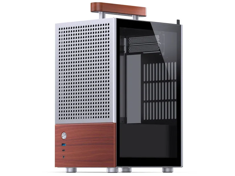 Számítógépház Jonsbo T6 mini-ITX, ezüst