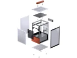 Számítógépház Jonsbo T6 mini-ITX, ezüst - Image 4