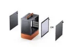 Jonsbo T7 ház, Midi-Tower, mATX, edzett üveg - fekete - Image 3