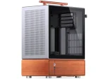 Jonsbo T7 ház, Midi-Tower, mATX, edzett üveg - ezüst
