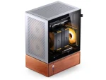 Jonsbo T7 ház, Midi-Tower, mATX, edzett üveg - ezüst - Image 2