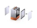 Jonsbo T7 ház, Midi-Tower, mATX, edzett üveg - ezüst - Image 3