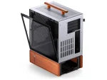 Jonsbo T7 ház, Midi-Tower, mATX, edzett üveg - ezüst - Image 6