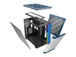 Számítógépház Montech KING 95 Midi torony, ARGB, edzett üveg, "Berliner Blau" - Image 10