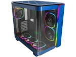 Számítógépház Montech KING 95 PRO Midi torony, ARGB, edzett üveg, "Berliner Blau" - Image 2