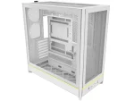 Montech HS01 ház, ATX, aRGB, edzett üveg, fehér