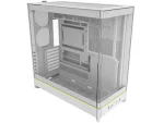 Számítógépház Montech HS02 PC Ház, Midi-Tower, ATX, Edzett Üveg, ARGB - Fehér